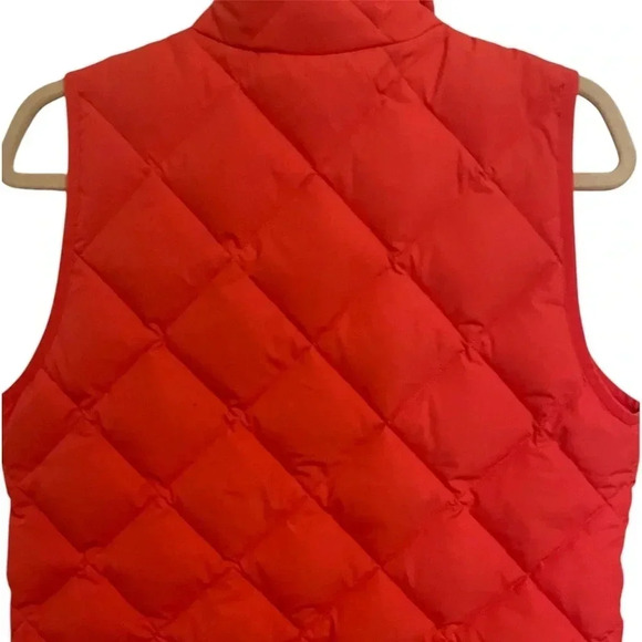 J. Crew pink/Red Quilted Vest - Picture 2 of 3